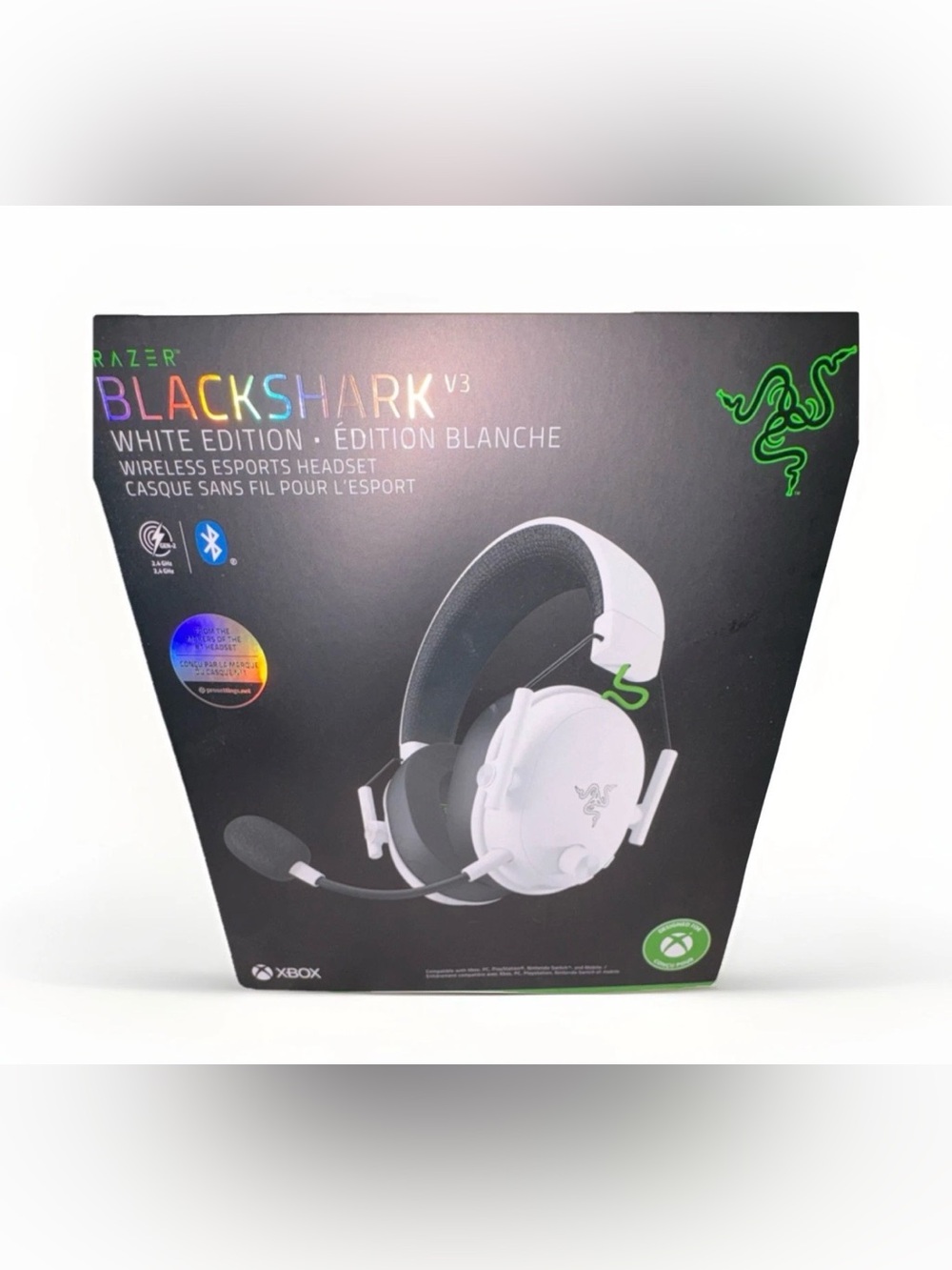 Razer BlackShark V3 White Wireless Gaming Headset
